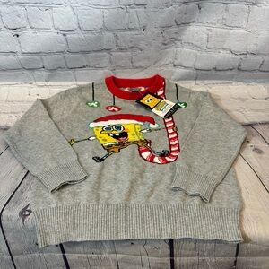 Andy & Evan Spongebob Boy's Christmas Sweater
